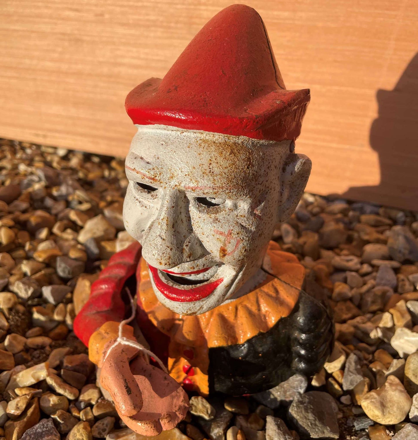 Cast Iron Clown Money Box