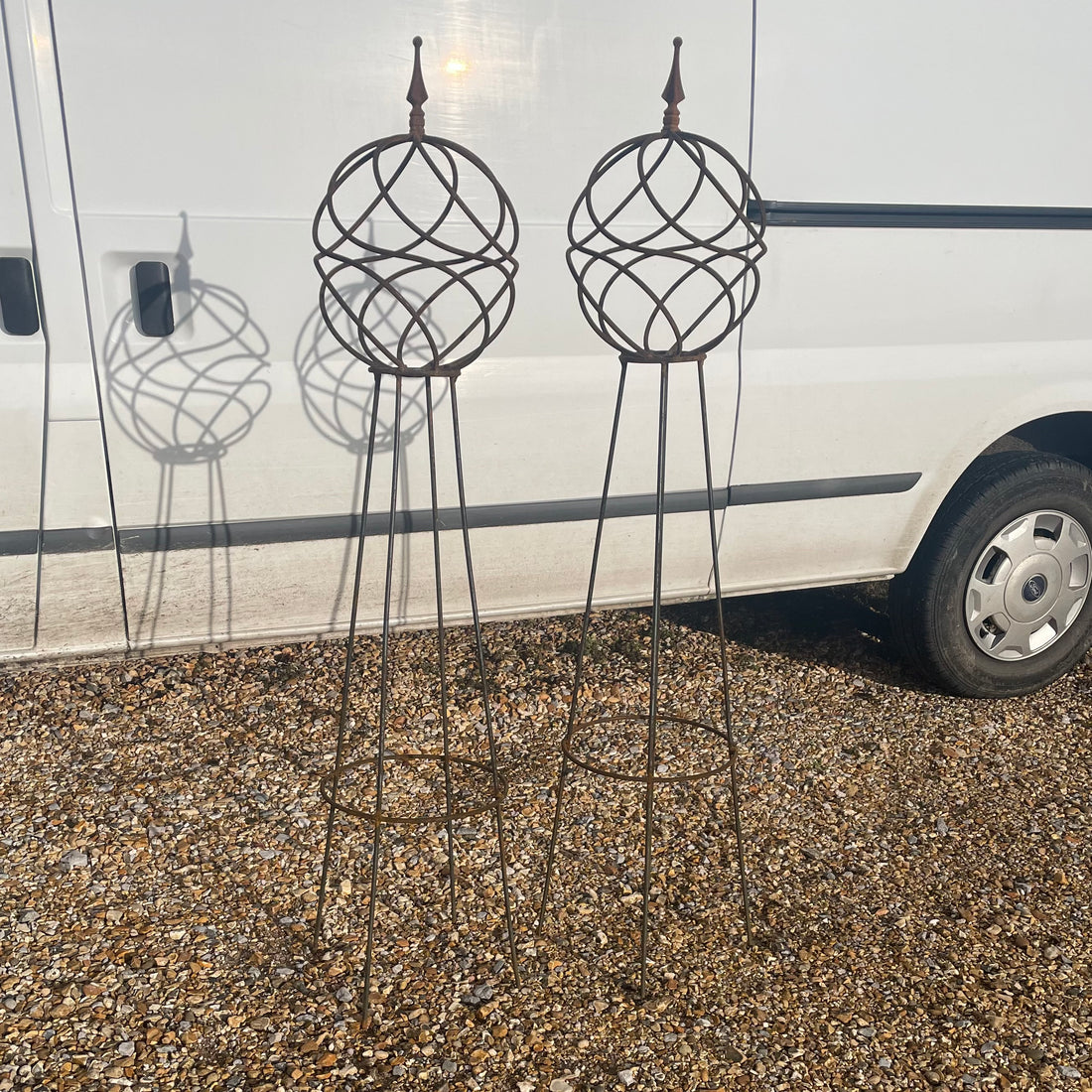 Using Metal Plant Supports and Obelisks.
