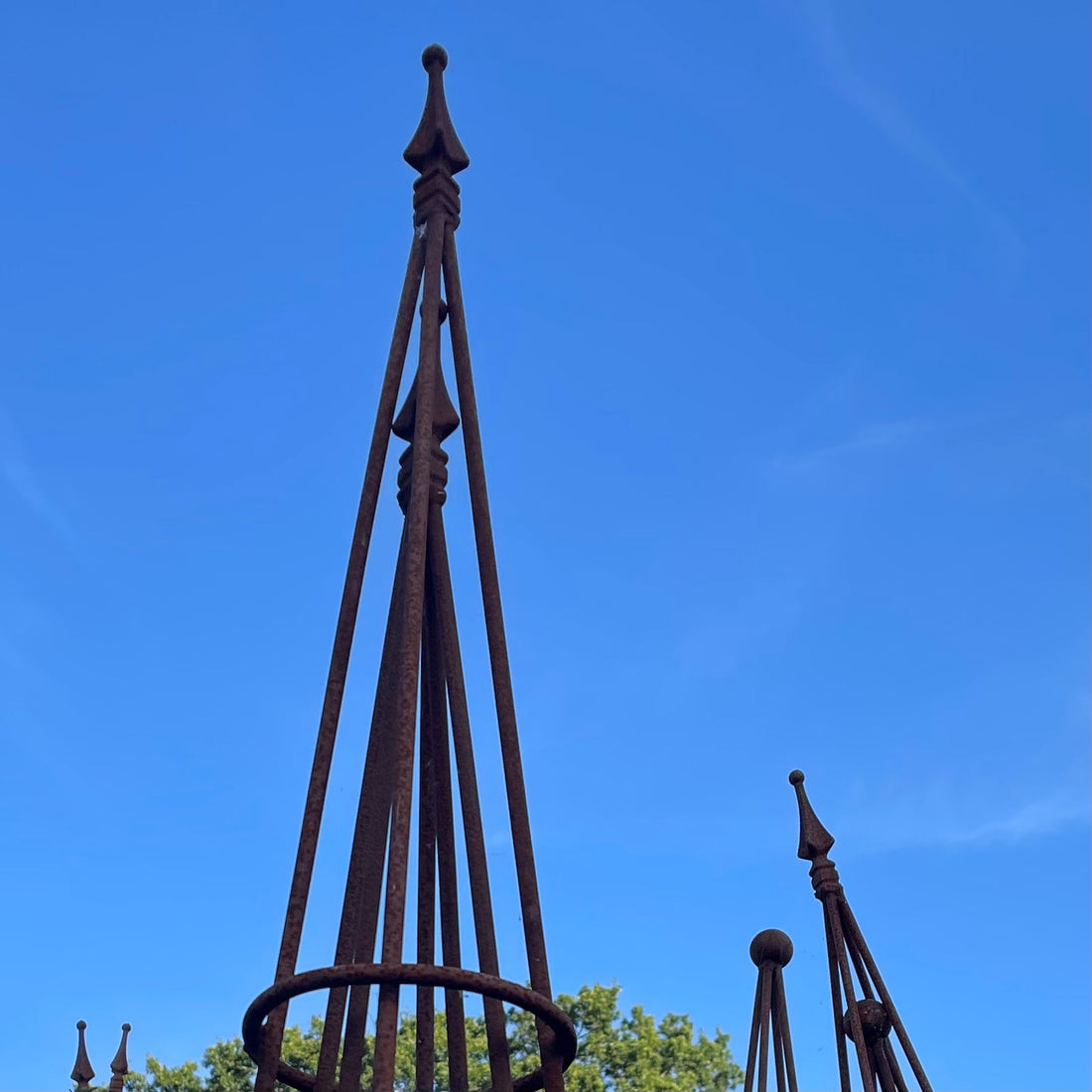 Using Metal Plant Supports and Obelisks.