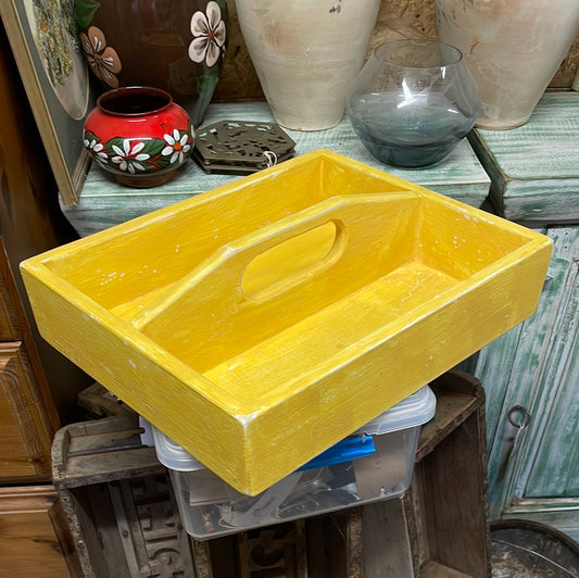 Tote tray yellow 35cm.