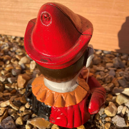 Cast Iron Clown Money Box