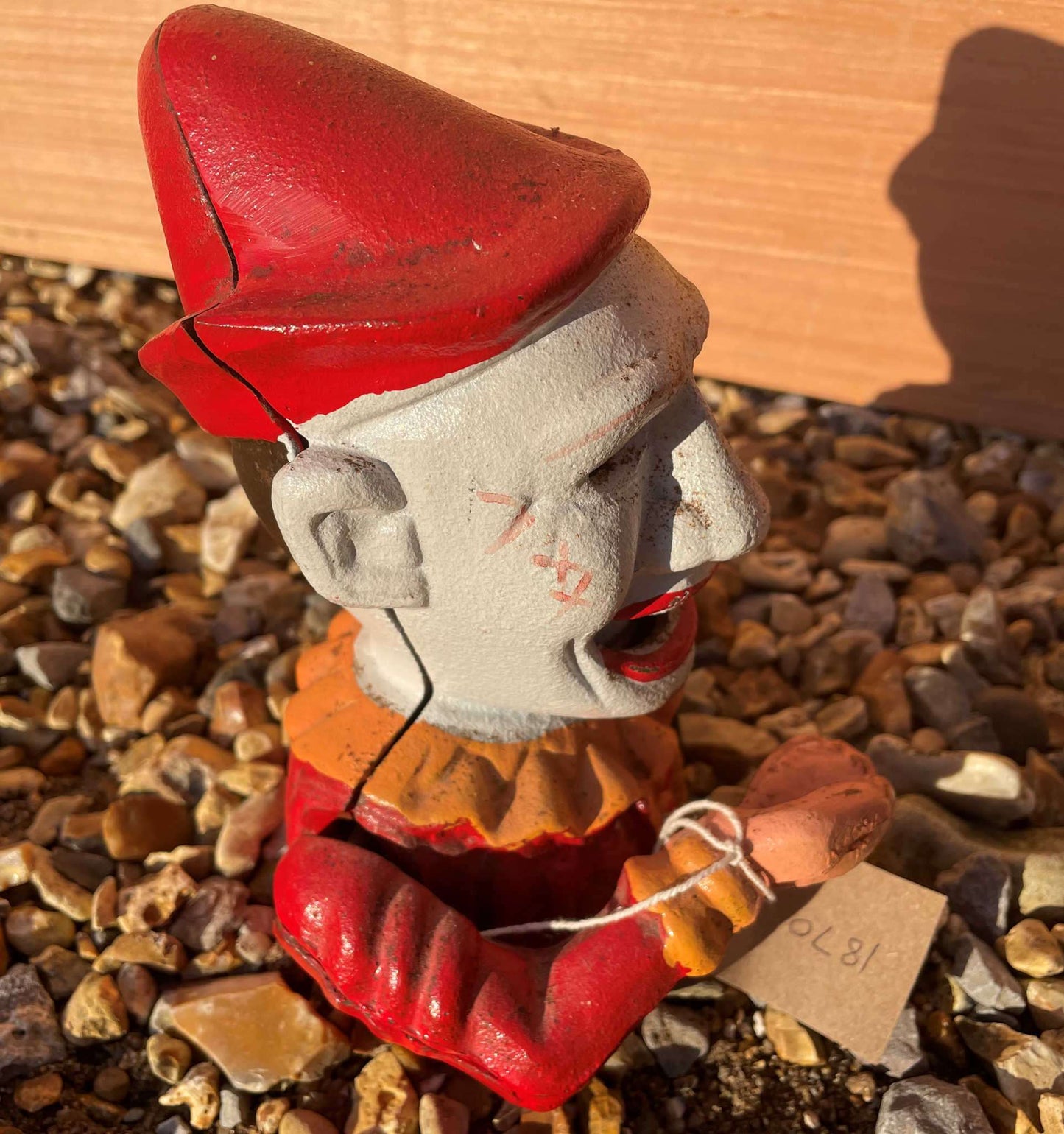 Cast Iron Clown Money Box