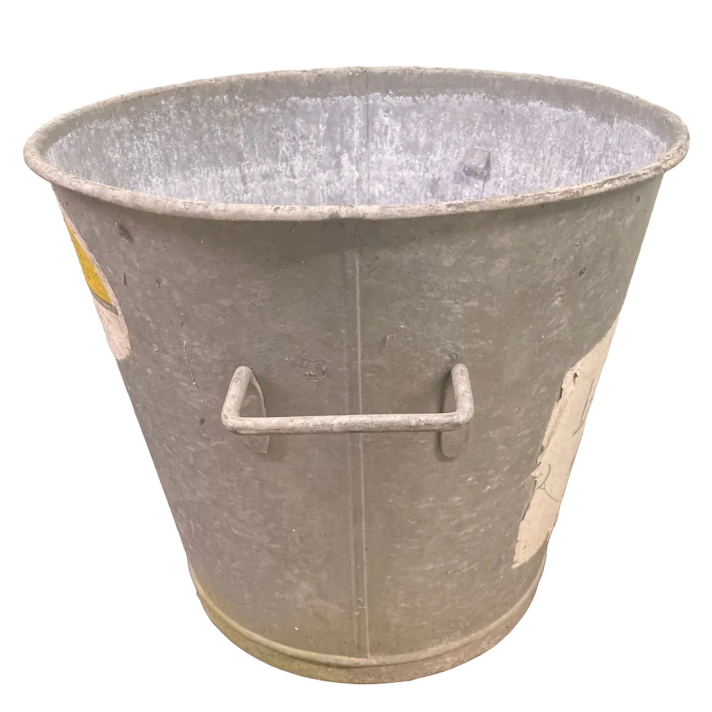 Vintage metal galvanised bucket.