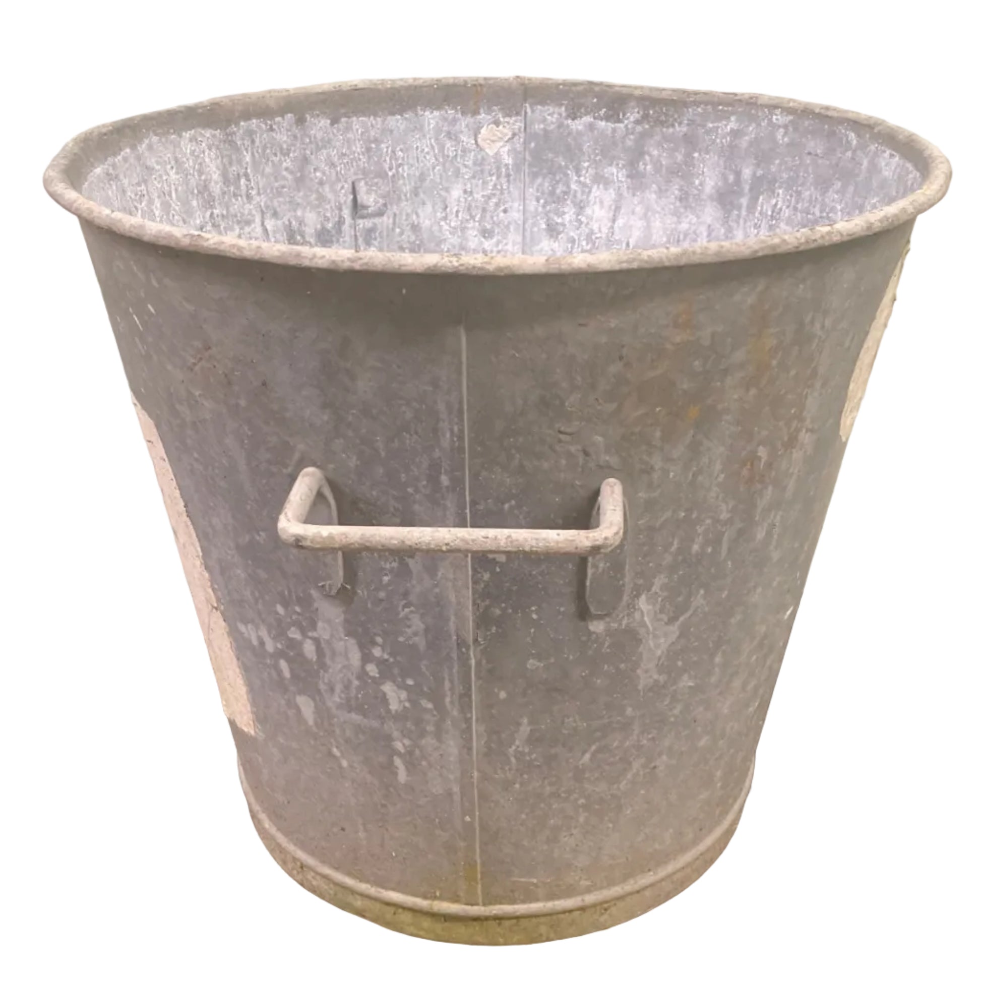 Vintage metal galvanised bucket.