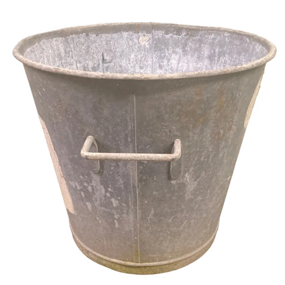 Vintage metal galvanised bucket.
