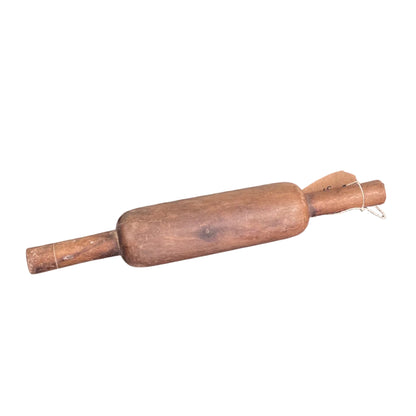 Indian wooden chapati rolling pin