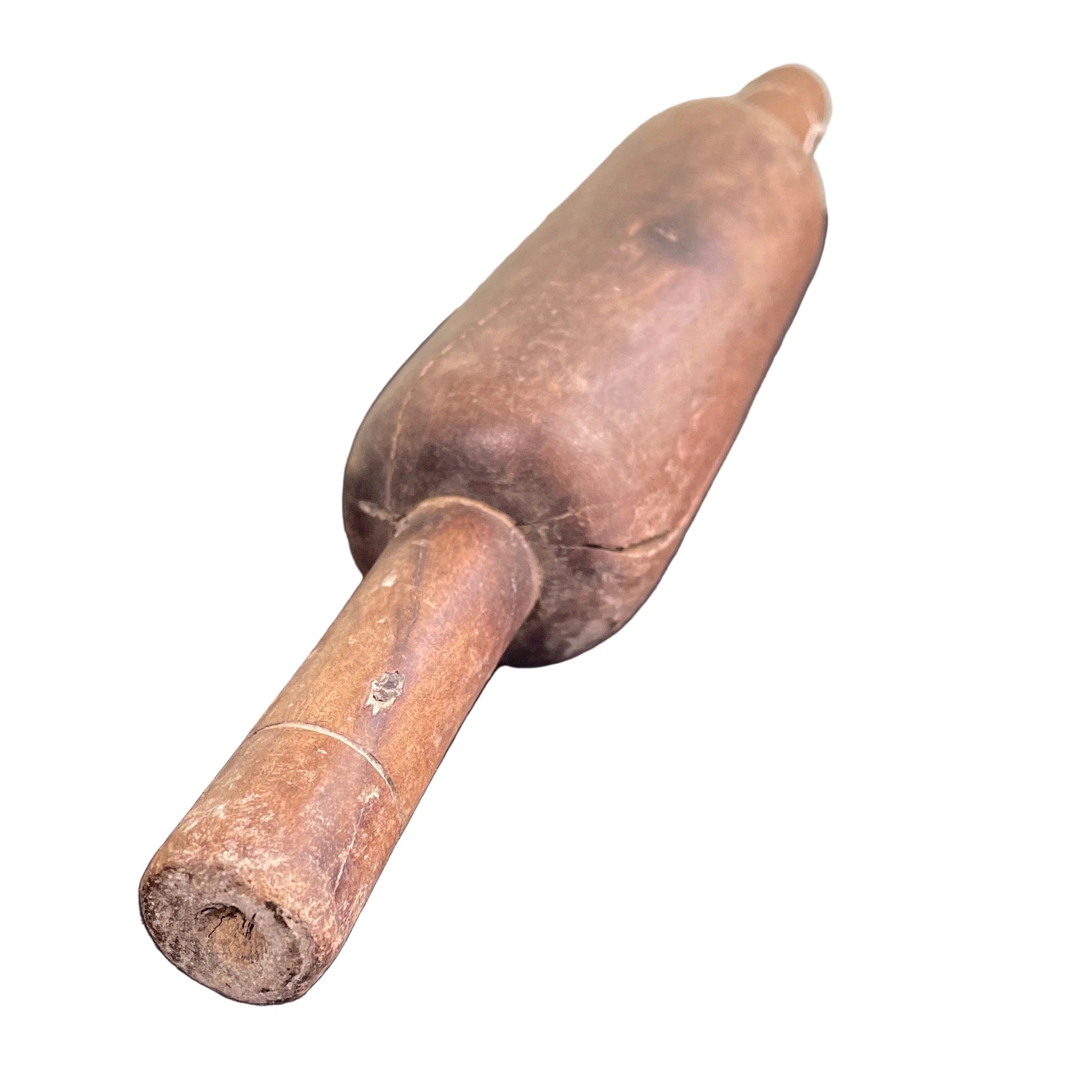 Indian wooden chapati rolling pin