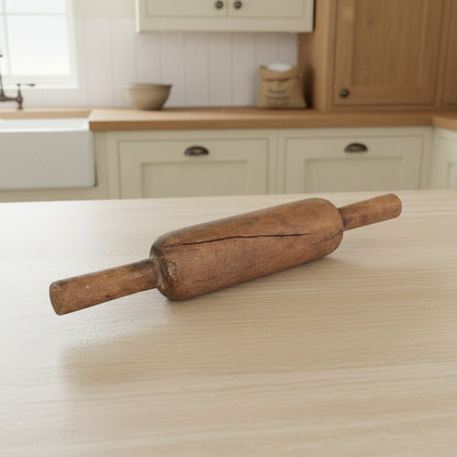 Indian wooden chapati rolling pin