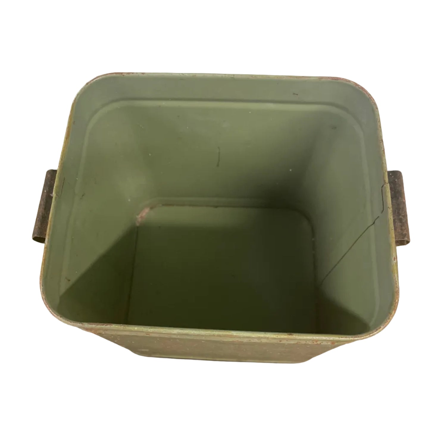 Hand painted vintage flour bin.