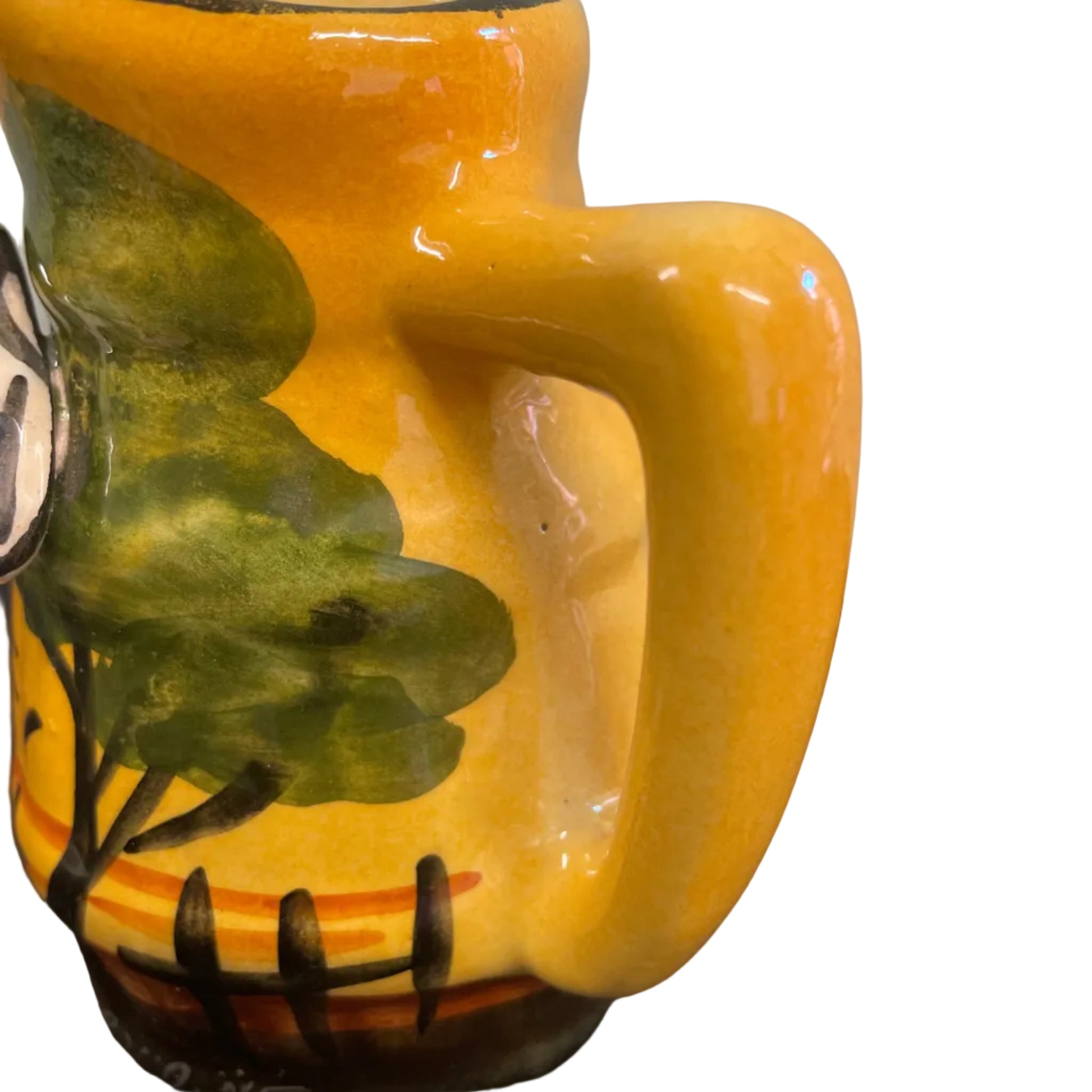 Vintage French Majolica Cicada Pitcher