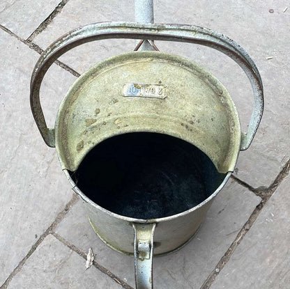 Galvanised watering can 2G decorative planter.
