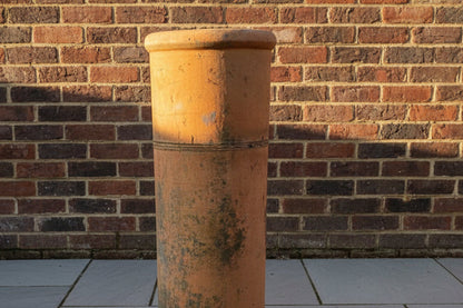 Large vintage pale terracotta chimney pot.