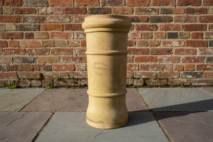 Vintage pale Poole terracotta chimney pot.