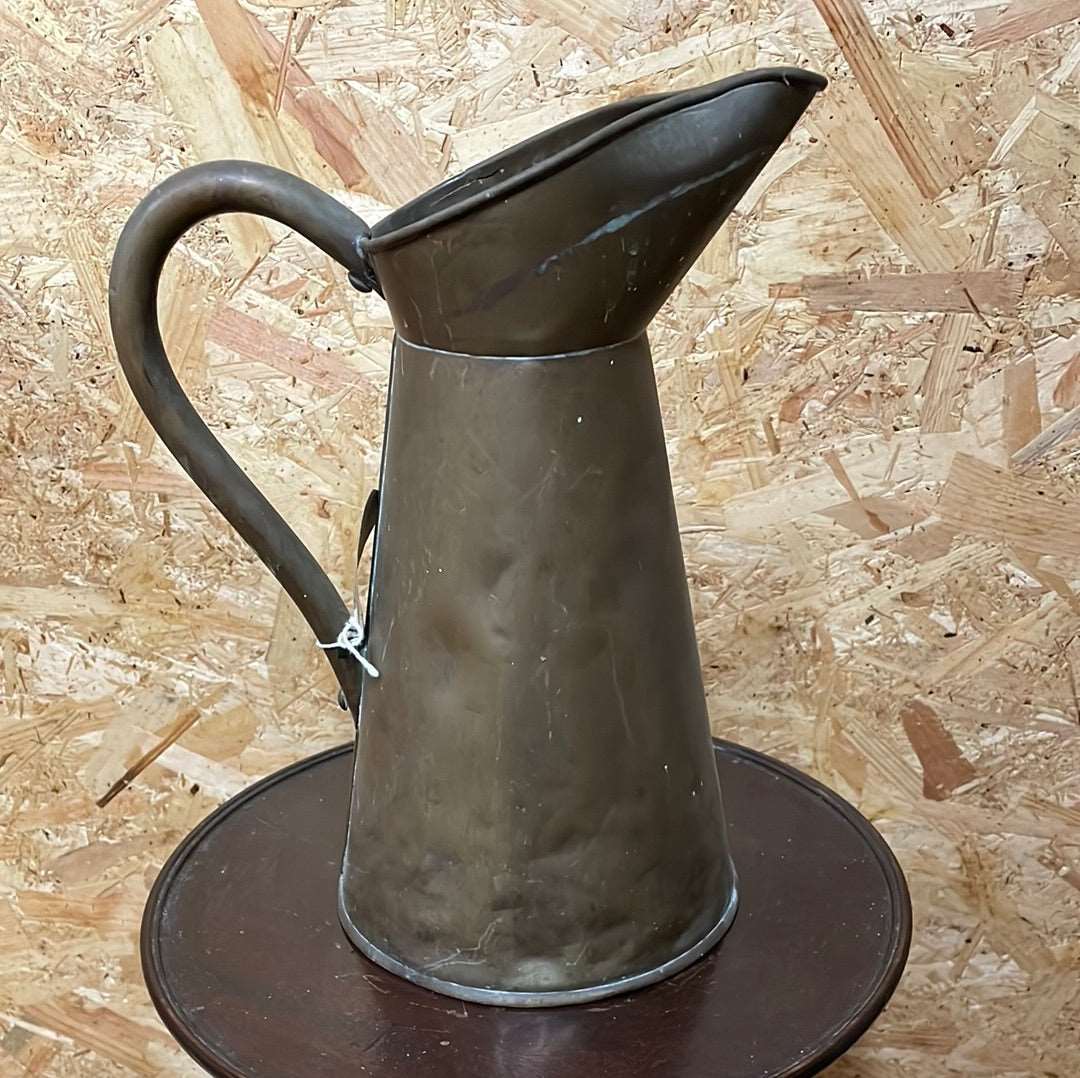 Vintage brass water pitcher jug.
