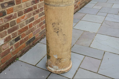 Large vintage pale terracotta chimney pot.