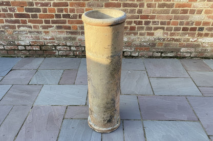 Large vintage pale terracotta chimney pot.