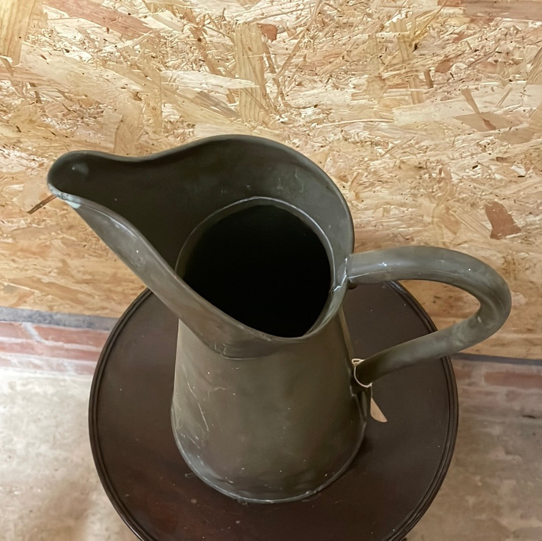 Vintage brass water pitcher jug.