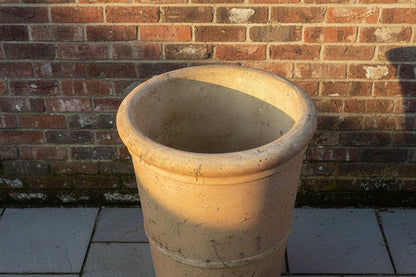 Large Vintage Pale Terracotta Chimney Pot – Garden Planter & Decor